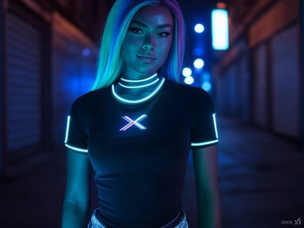 XOICH NeonEdge LED T-Shirt for Women | xoich.com